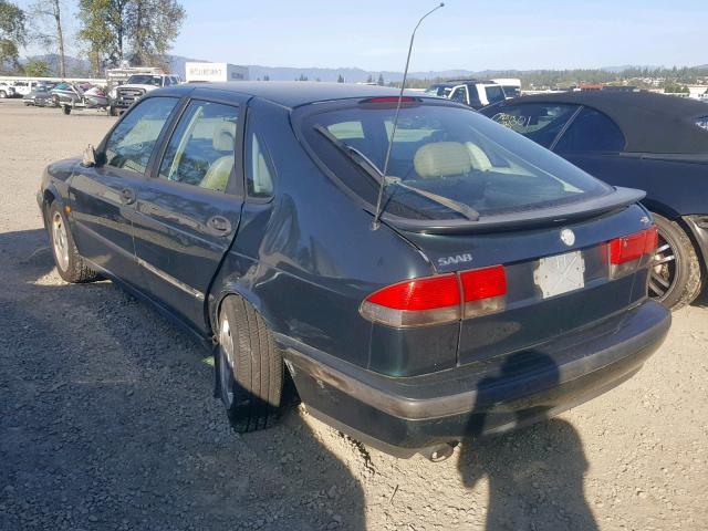 YS3DD58N2X2004125 - 1999 SAAB 9-3 S GREEN photo 3