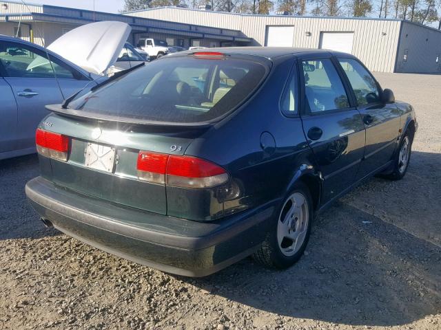 YS3DD58N2X2004125 - 1999 SAAB 9-3 S GREEN photo 4