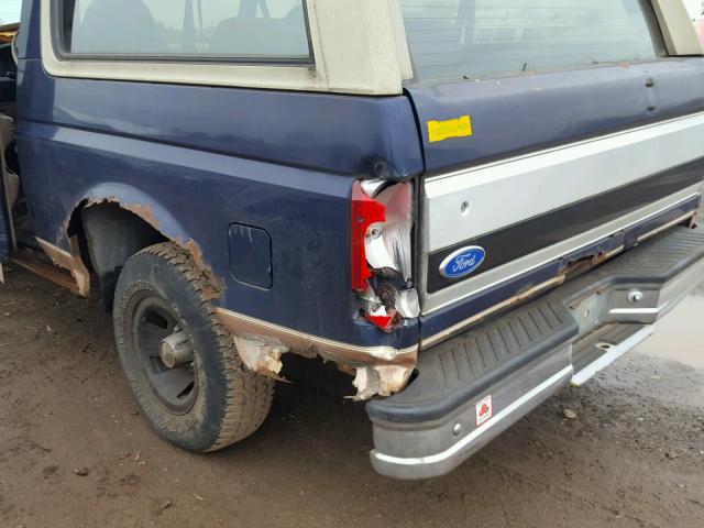 1FMEU15H0SLB26726 - 1995 FORD BRONCO U10 BLUE photo 9