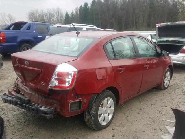 3N1AB61E88L728405 - 2008 NISSAN SENTRA 2.0 RED photo 4