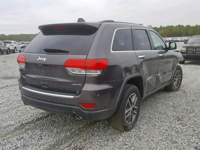 1C4RJFBG9HC836367 - 2017 JEEP GRAND CHER GRAY photo 4