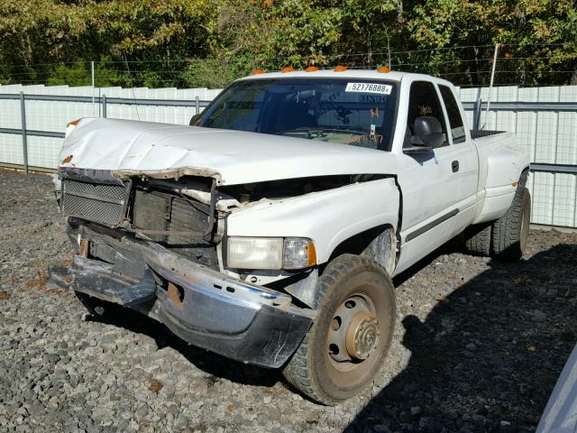 1B7MC33681J290347 - 2001 DODGE RAM 3500 WHITE photo 2