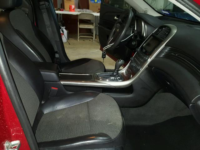 1G11D5RR7DF117089 - 2013 CHEVROLET MALIBU 1LT RED photo 5