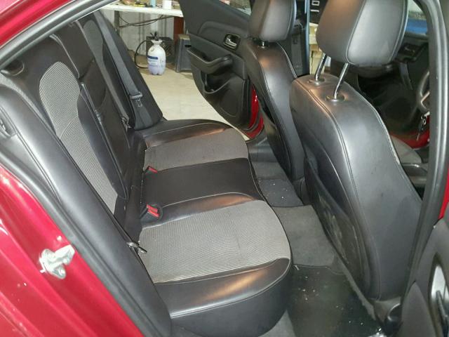 1G11D5RR7DF117089 - 2013 CHEVROLET MALIBU 1LT RED photo 6