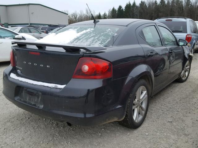 1B3BD1FGXBN506868 - 2011 DODGE AVENGER MA BLACK photo 4