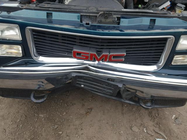 1GKEK13R0XJ713327 - 1999 GMC YUKON GREEN photo 10