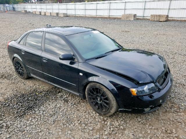 WAULC68E74A212155 - 2004 AUDI A4 1.8T QU BLACK photo 1