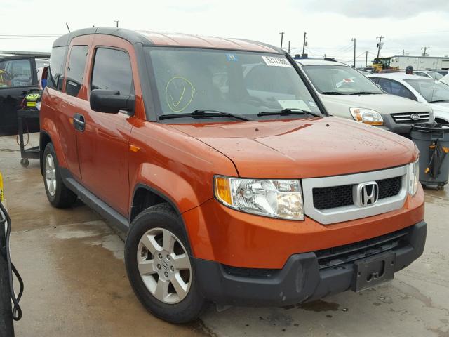 5J6YH187X9L004694 - 2009 HONDA ELEMENT EX ORANGE photo 1