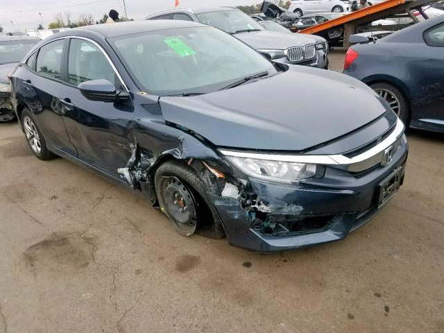 19XFC2F59GE229021 - 2016 HONDA CIVIC LX BLUE photo 1