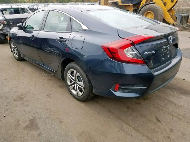 19XFC2F59GE229021 - 2016 HONDA CIVIC LX BLUE photo 3