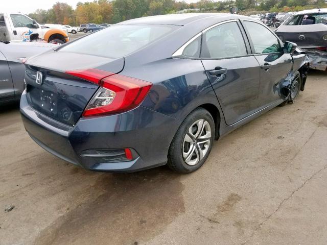 19XFC2F59GE229021 - 2016 HONDA CIVIC LX BLUE photo 4