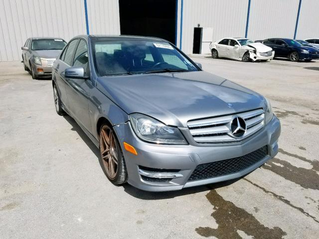 WDDGF4HB5CA621796 - 2012 MERCEDES-BENZ C 250 SILVER photo 1