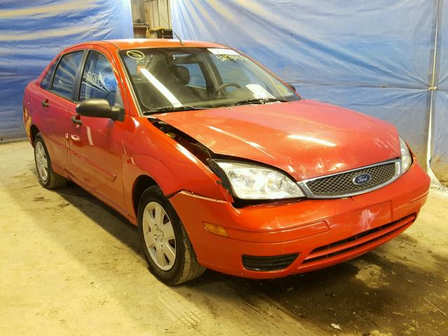 1FAFP34N26W100755 - 2006 FORD FOCUS ZX4 RED photo 1