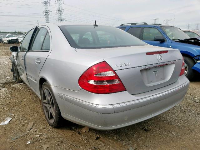 WDBUF65J53A103397 - 2003 MERCEDES-BENZ E 320 SILVER photo 3