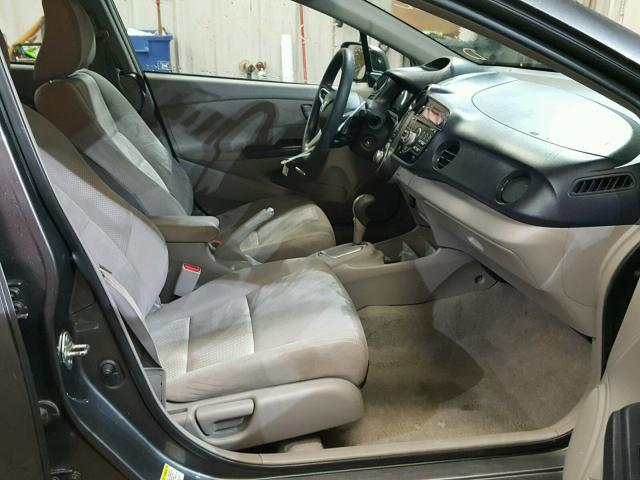 JHMZE2H70AS000882 - 2010 HONDA INSIGHT GRAY photo 5