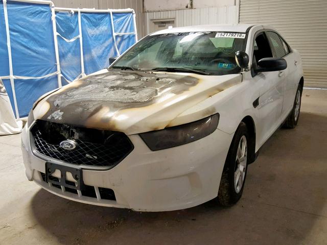 1FAHP2MK9EG135181 - 2014 FORD TAURUS POL WHITE photo 2