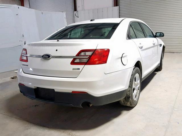 1FAHP2MK9EG135181 - 2014 FORD TAURUS POL WHITE photo 4