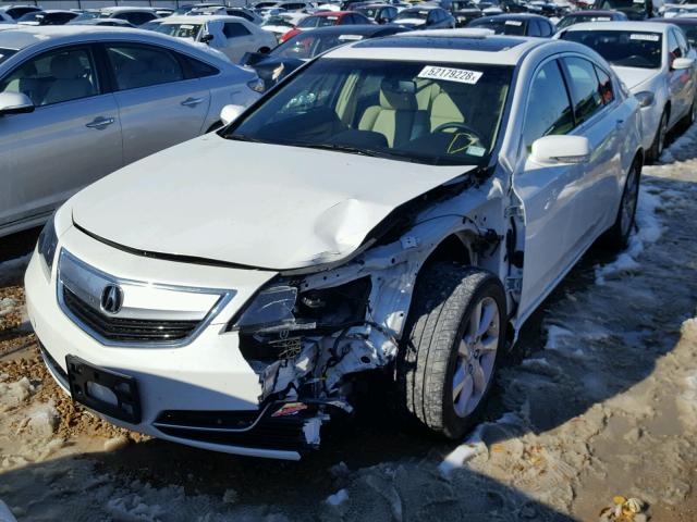 19UUA8F20DA014746 - 2013 ACURA TL WHITE photo 9