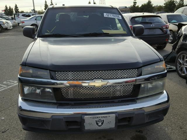 1GCCS13E178142874 - 2007 CHEVROLET COLORADO BLACK photo 9