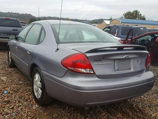 1FAFP56U47A130886 - 2007 FORD TAURUS SEL GRAY photo 3