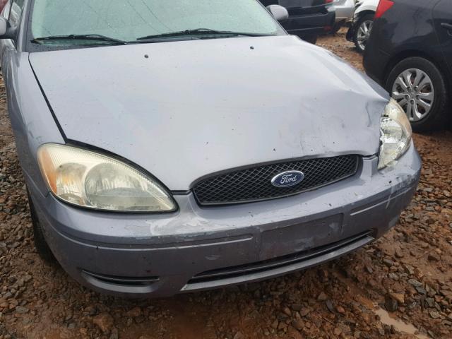 1FAFP56U47A130886 - 2007 FORD TAURUS SEL GRAY photo 9