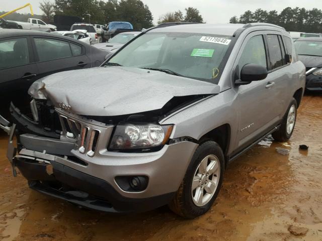 1C4NJCBA9FD418505 - 2015 JEEP COMPASS SP 银色 照片 2