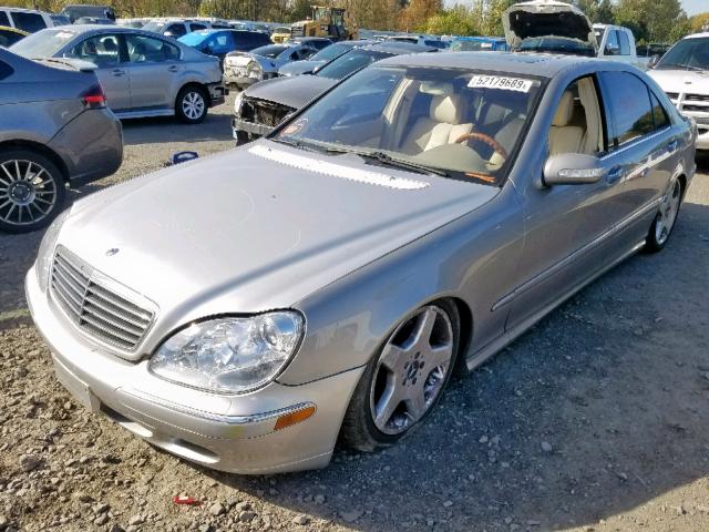 WDBNG75J24A424953 - 2004 MERCEDES-BENZ S 500 BEIGE photo 2