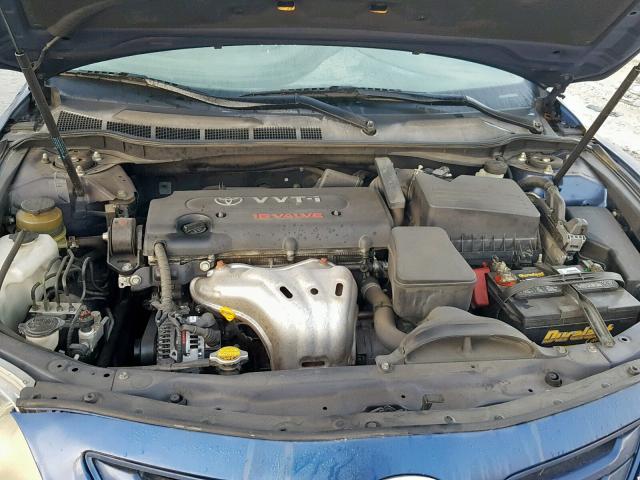 JTNBE46K673056295 - 2007 TOYOTA CAMRY CE BLUE photo 7