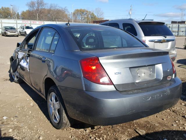 1G8AZ58F97Z201931 - 2007 SATURN ION LEVEL GRAY photo 3