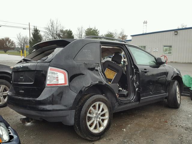 2FMDK36CX8BB08453 - 2008 FORD EDGE SE BLACK photo 4