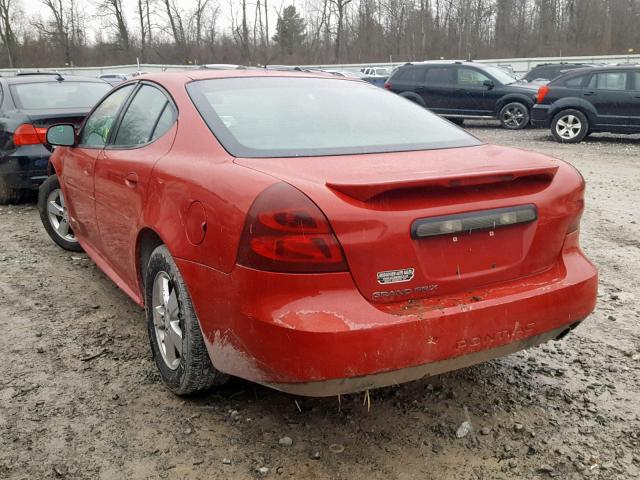 2G2WP552X81112466 - 2008 PONTIAC GRAND PRIX RED photo 3