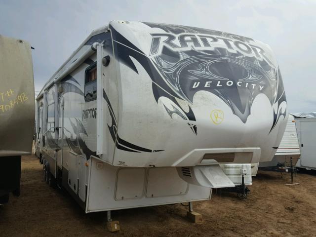 4YDF41024CR801095 - 2012 KEYSTONE RAPTOR TWO TONE photo 1