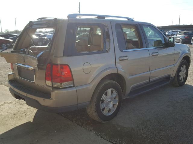 5LMEU68H95ZJ22469 - 2005 LINCOLN AVIATOR 金色 照片 4