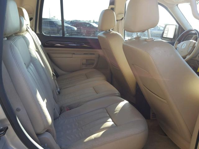 5LMEU68H95ZJ22469 - 2005 LINCOLN AVIATOR 金色 照片 6