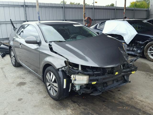 KNAFU6A21D5709110 - 2013 KIA FORTE EX BLACK photo 1