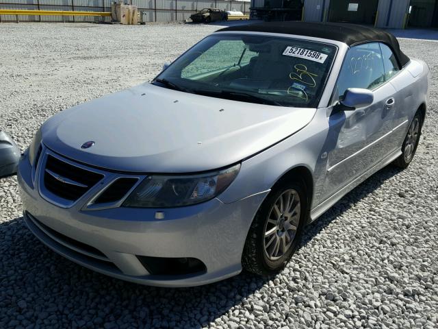 YS3FB79Y686007056 - 2008 SAAB 9-3 2.0T SILVER photo 2