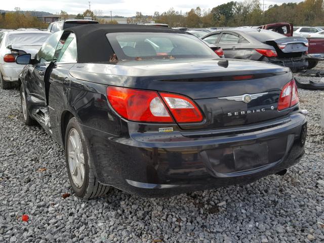 1C3LC55R58N239202 - 2008 CHRYSLER SEBRING TO BLACK photo 3