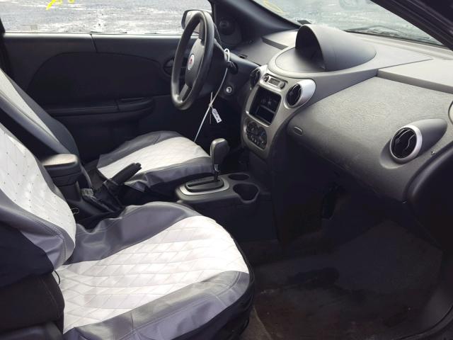 1G8AN12F15Z100084 - 2005 SATURN ION LEVEL BLACK photo 5