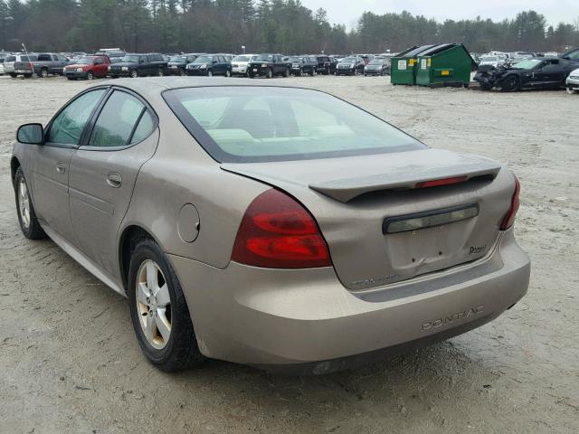 2G2WP552161300158 - 2006 PONTIAC GRAND PRIX თაფლისფერი ფოტო 3