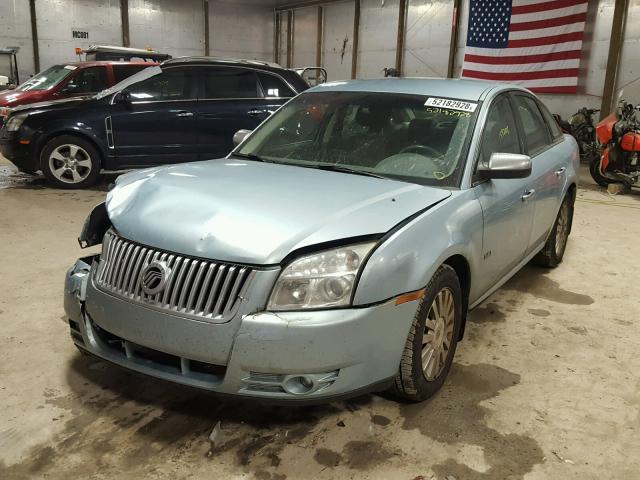 1MEHM40W28G625018 - 2008 MERCURY SABLE LUXU BLUE photo 2