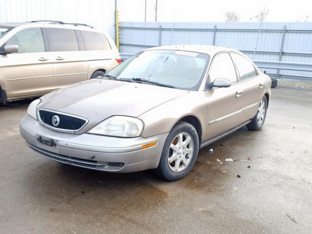 1MEFM50U82A638362 - 2002 MERCURY SABLE GS GOLD photo 2