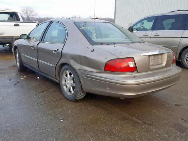 1MEFM50U82A638362 - 2002 MERCURY SABLE GS GOLD photo 3