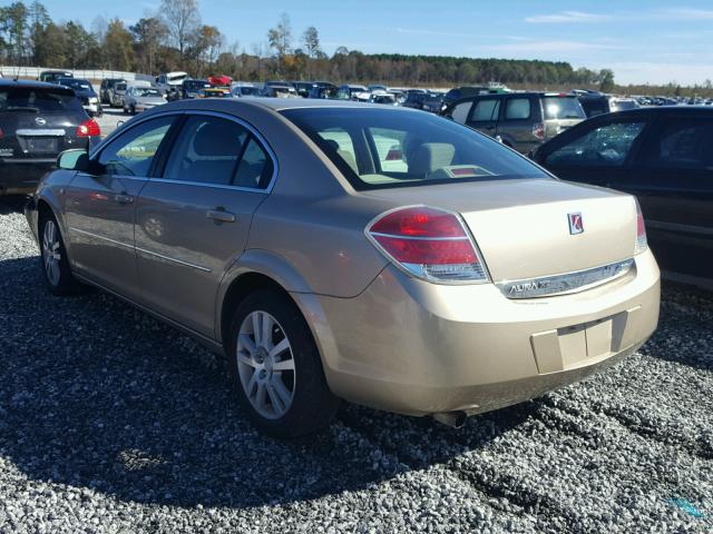 1G8ZS57N58F202433 - 2008 SATURN AURA XE GOLD photo 3