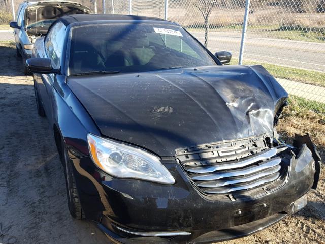 1C3BCBEB7CN115907 - 2012 CHRYSLER 200 TOURIN BLACK photo 1