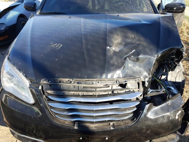 1C3BCBEB7CN115907 - 2012 CHRYSLER 200 TOURIN BLACK photo 7