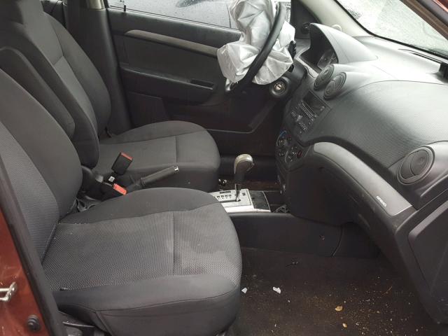 KL1TD5DE6BB243881 - 2011 CHEVROLET AVEO LS 棕色 照片 5