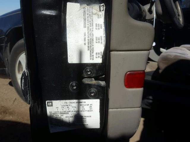 1G1NE52J12M698228 - 2002 CHEVROLET MALIBU LS 石墨色 照片 10