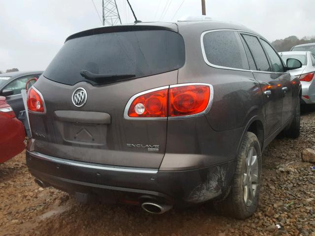 5GAER23778J296660 - 2008 BUICK ENCLAVE CX BROWN photo 4