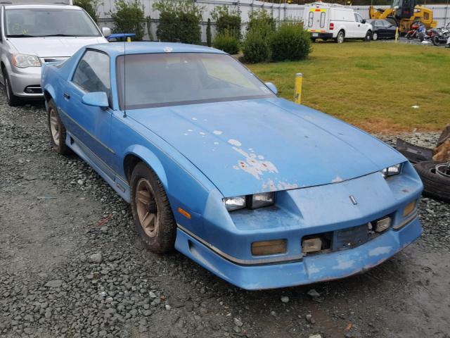 1G1FP23T4ML173749 - 1991 CHEVROLET CAMARO RS BLUE photo 1