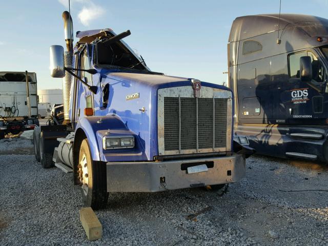 1XKDD49XXBJ278287 - 2011 KENWORTH CONSTRUCTI BLUE photo 1